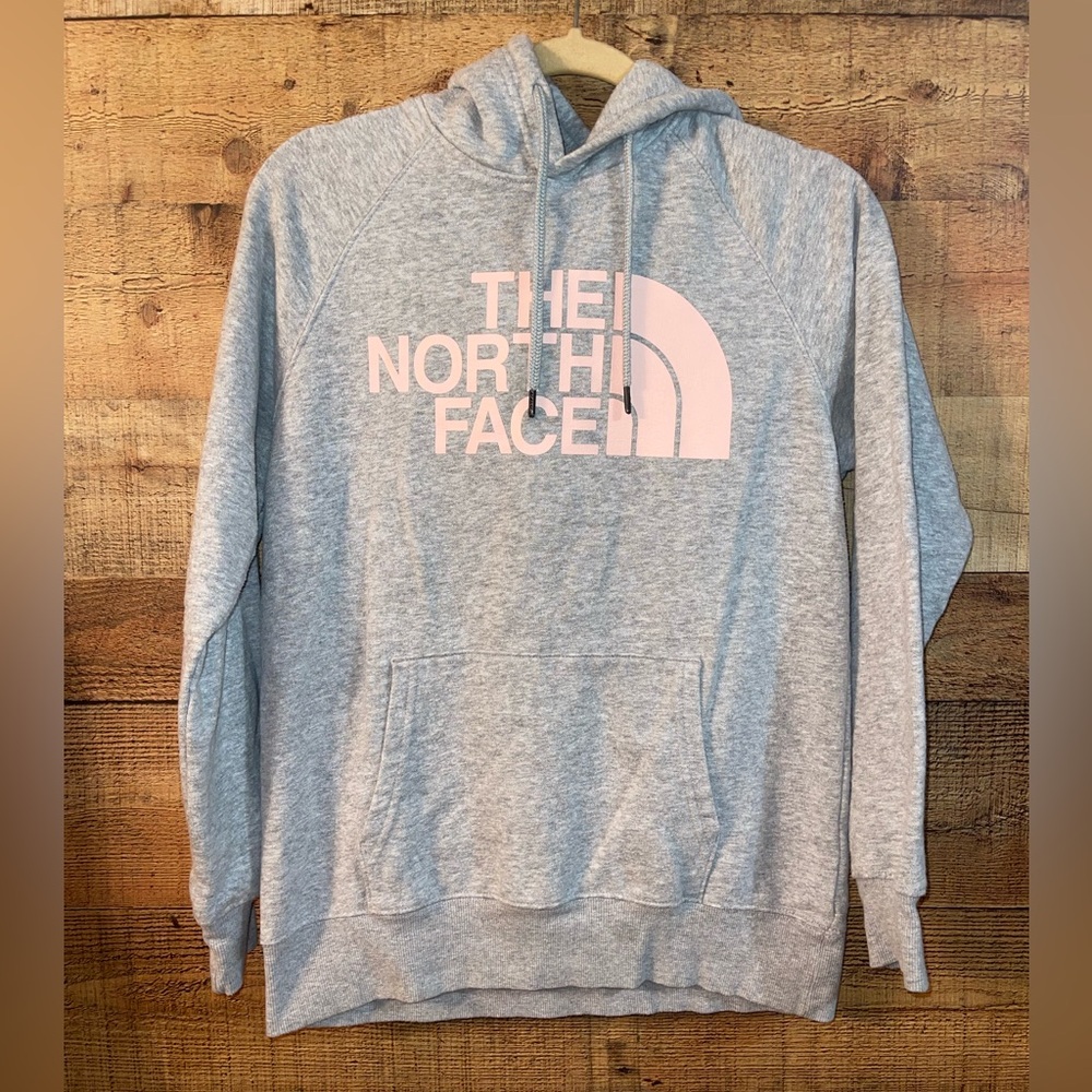 The North Face Pink & Gray Hoodie